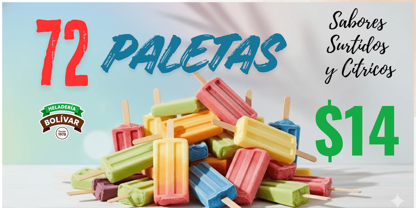 Venta de Helados al Mayor, Emprendendedores, Heladería Bolívar