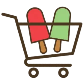 Deliciosos helados en carrito de compras en Heladería Bolívar.