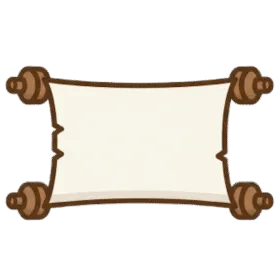 Dibujo de un cartel en blanco con marco de madera, ideal para anuncios en Heladería Bolívar.