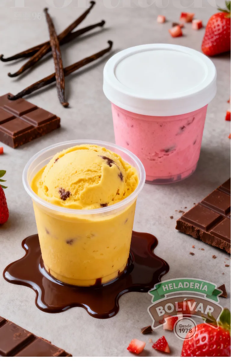 Tinita y Tinas de Helado de Crema, Venta al Mayor